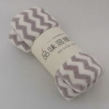 珊瑚绒抹布单条套卡居家清洁抹布擦手巾吸水性强双色条纹波浪纹