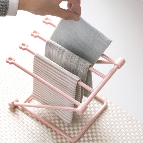New foldable vertical towel kitchen towel hanger
