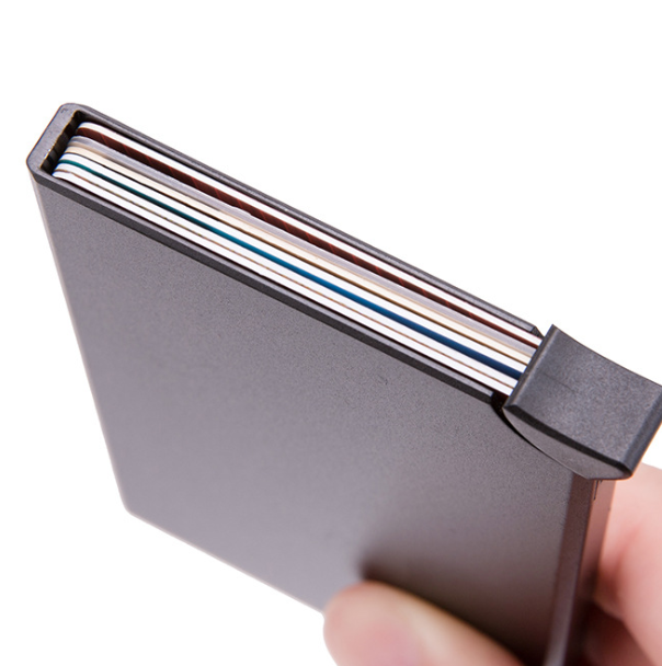 The hand-pushed aluminum credit card box in the upper right corner is an anti-theft RFID card box detail image 4
