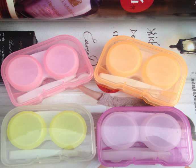 T contact lens case, colored contact lens case, contact lens companion case detail image 5