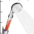 Pressurized water saving shower head negative ion filter transparent shower head small