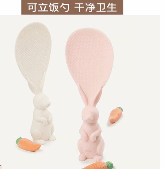 Instagram hot Peter Rabbit standing three-dimensional meal spoon
