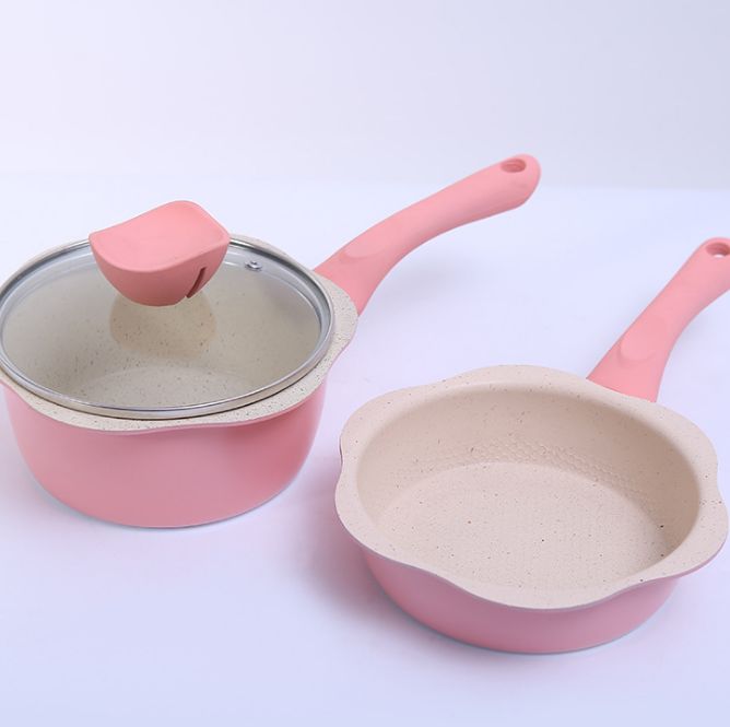 Korean aluminum baby baby food pot Hot milk boiling noodle pot