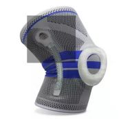 Silicone anti-collision spring-supported basketball knee pads