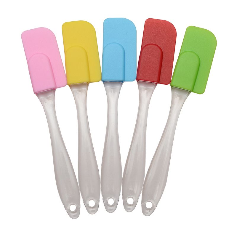 Separate small scraper with transparent handle