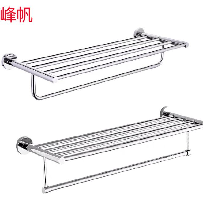 Bathroom 304 stainless steel towel rack Bathroom T-shaped towel rack
