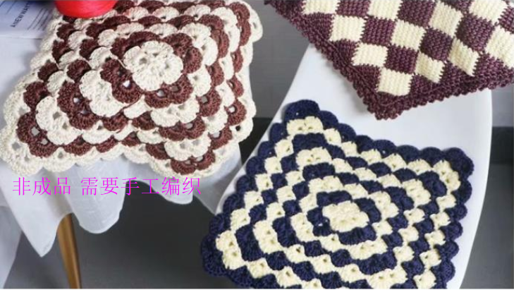 Hollow thread hook shoes, bags, hand-woven binding rope, colorful wear-resistant summer cool hats, sun hats, dolls, handicrafts thread detail image 9