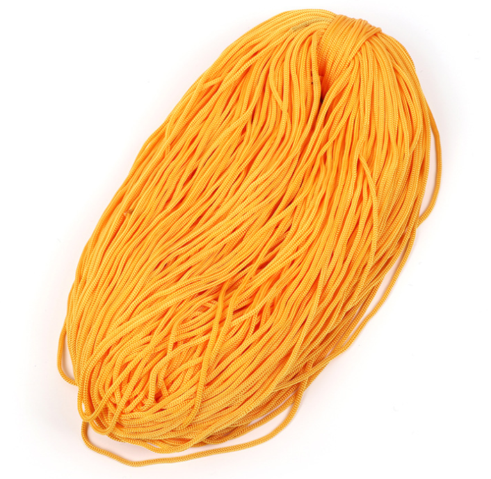 Hollow thread hook shoes, bags, hand-woven binding rope, colorful wear-resistant summer cool hats, sun hats, dolls, handicrafts thread detail image 3