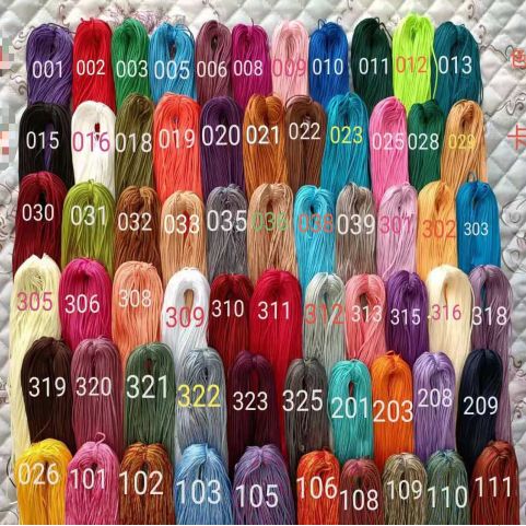 Hollow thread hook shoes, bags, hand-woven binding rope, colorful wear-resistant summer cool hats, sun hats, dolls, handicrafts thread