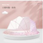 卡通圆底遮光小熊款粉色加厚布料小号