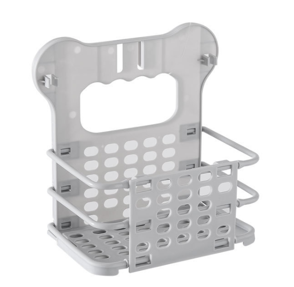 Foldable, perforation-free, single-layer dirty clothes storage basket detail image 1