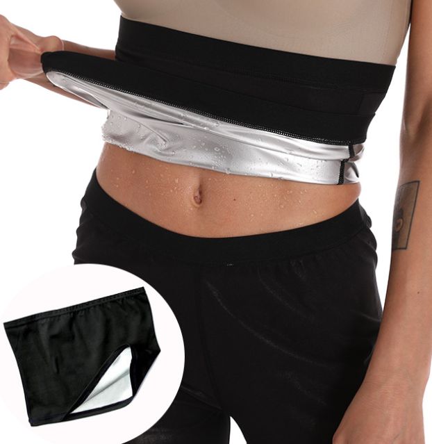 Women's exercise fitness sweat belt