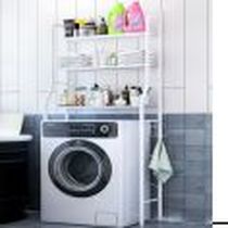 Stainless steel washing machine storage rack