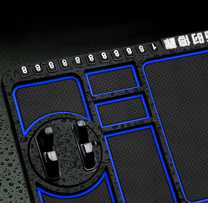 Car mobile phone stand, multi-functional car anti-slip pad, frame, interior supplies, storage pad, temporary parking number plate Specification image