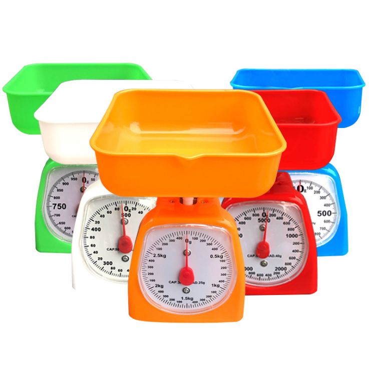 方厨房秤，机械秤图