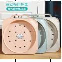 Gas cylinder fixing frame, gas cylinder tray