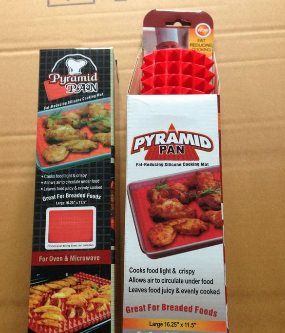 Cross-border supply PYRAMID PAN silicone baking tray Pyramid baking tray Microwave oven without packaging Specification image