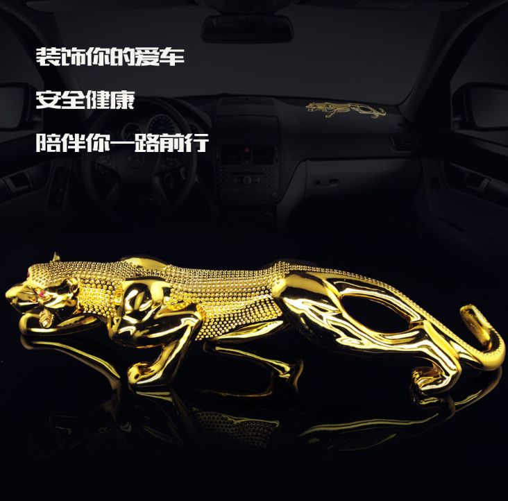 Direct sales and wholesale of practical perfume holders for cars and car ornaments, including diamond-like money leopard gold-plated perfume holders from the manufacturer Specification image