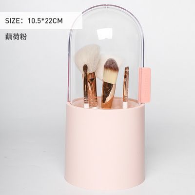 Makeup brush storage box