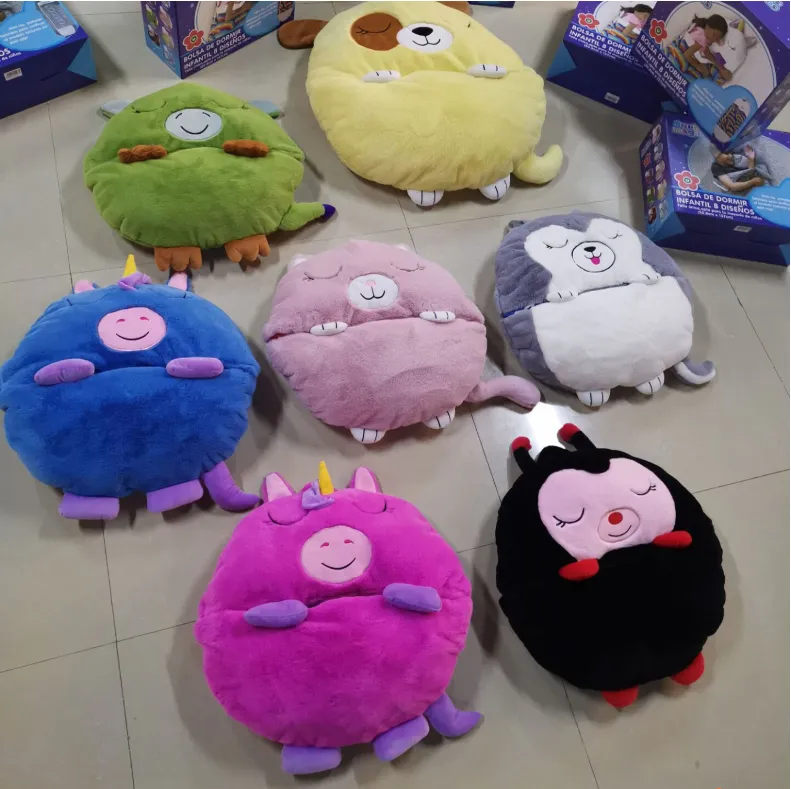 Happy Nappers cross-border Amazon sleeping bags for children, featuring large cartoon animals, are selling well in foreign trade detail image 6