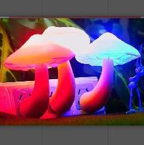 Dream mushroom night light