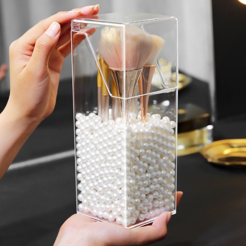 Makeup brush holder