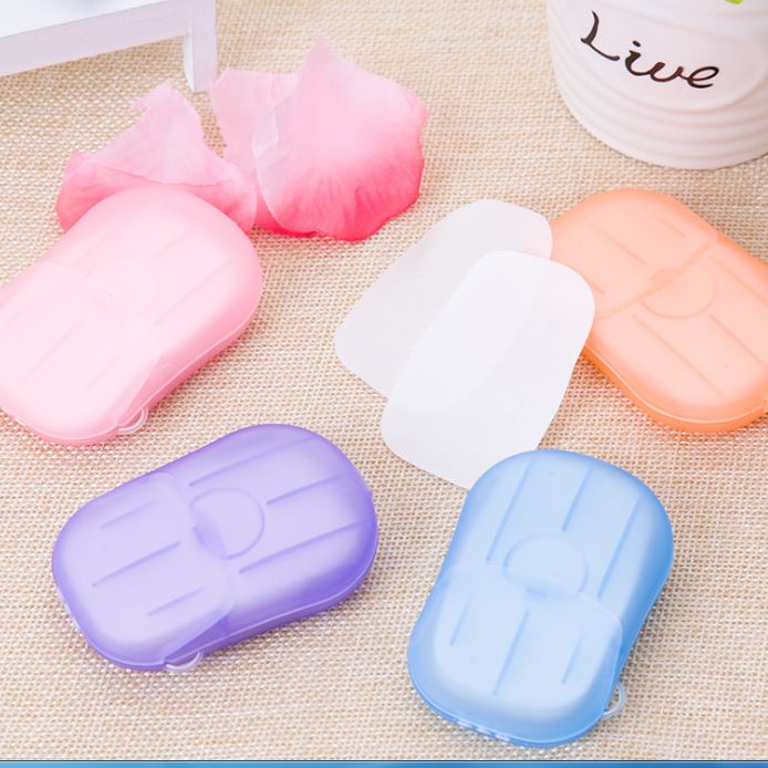Hotel travel disposable soap tablets 20 pieces of box soap paper
