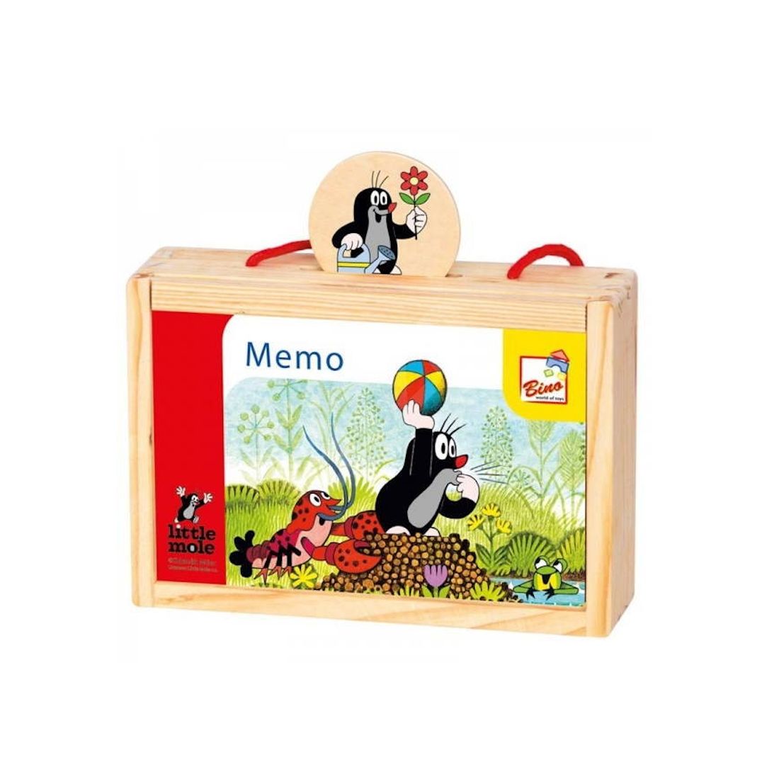 捷克进口玩具BINO捷克鼹鼠故事木制小圆片24个产品图