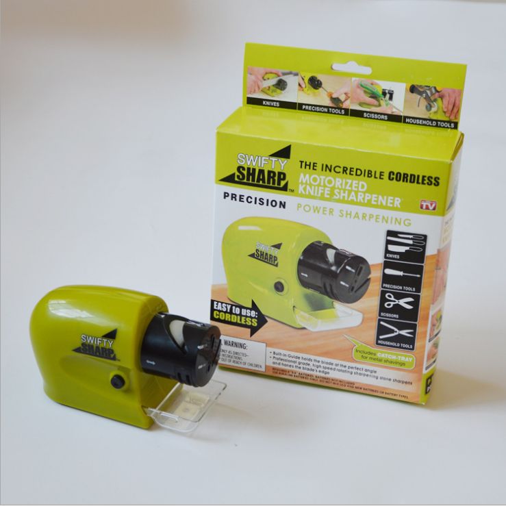 TV Electric Knife sharpener Swifty Sharp Fast whetstone