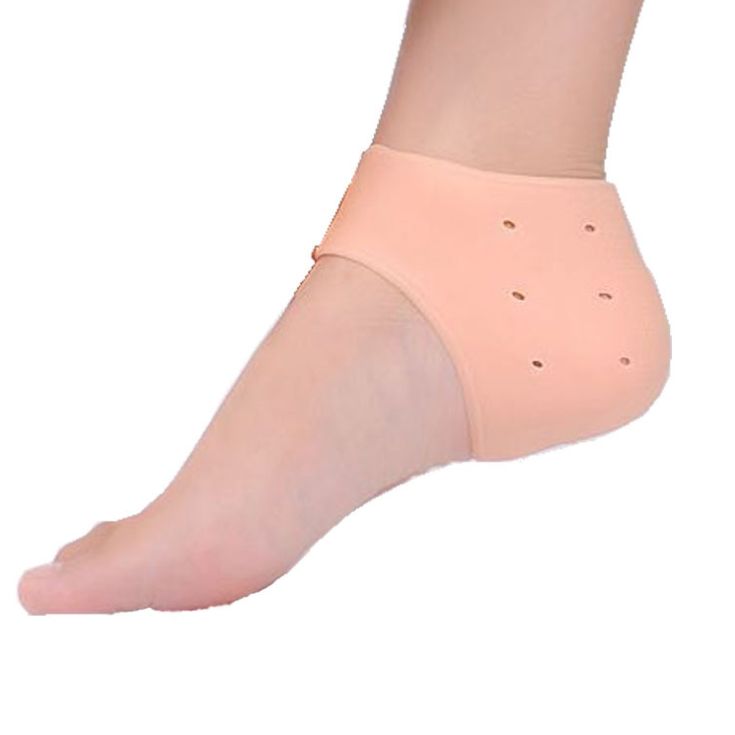 Crack resistant silicone heel cover for men and women
