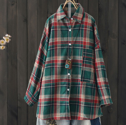 新款宽松韩版设计感小众衬衣上衣复古港味详情图3