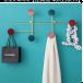 Wall hanging with iron hooks