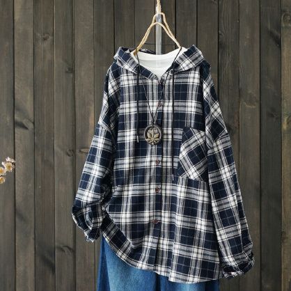 Loose brushed long-sleeved cardigan coat