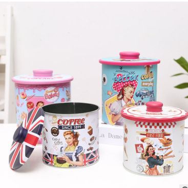 Biscuit tin iron box