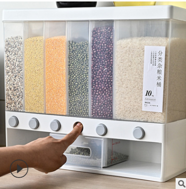 五谷杂粮罐储米箱分格详情图1