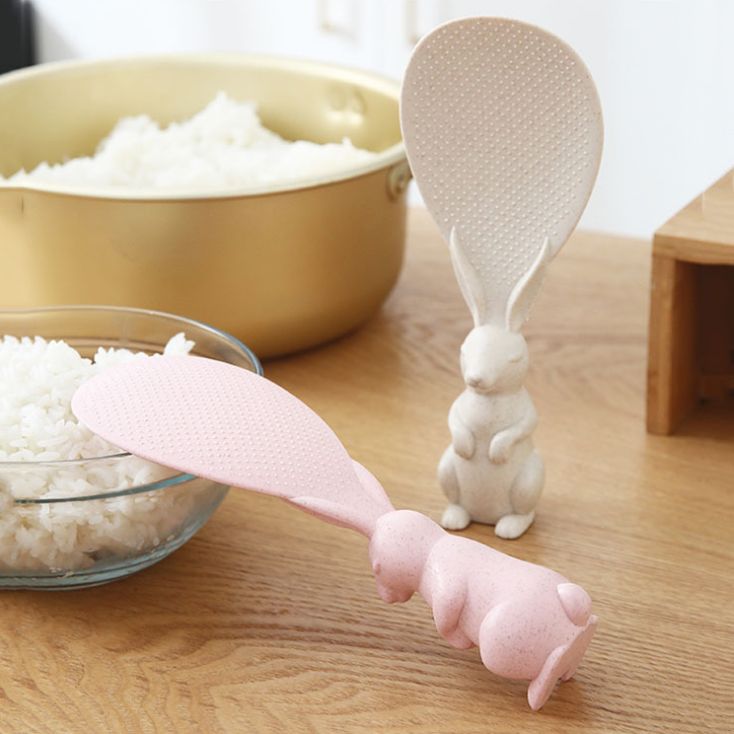 Rabbit non-stick rice three-dimensional rice shovel household plastic rice spoon