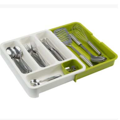 Retractable kitchen drawer organizer box cutlery storage divider Kitchen cabinet knife, fork, chopsticks, spoon storage rack