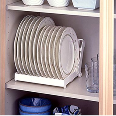 Kitchen bowl tray rack Plastic folding dish rack storage rack Drain rack for bowl tray rack single layer