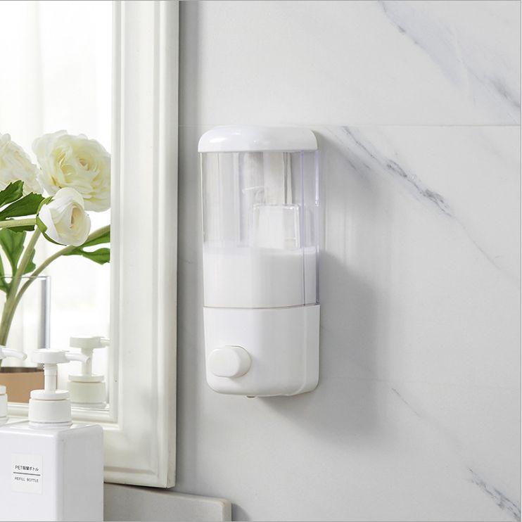 Special price classic white high quality manual soap dispenser