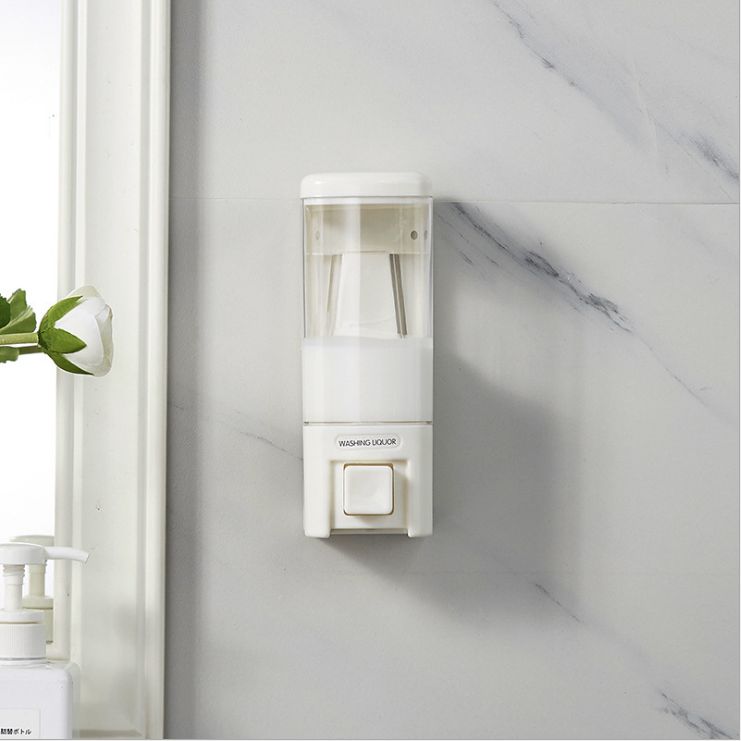 Bathroom soap dispenser Hotel Hotel wall hanging shower single head soap dispenser Shower gel box leakproof hand sanitizer bottle