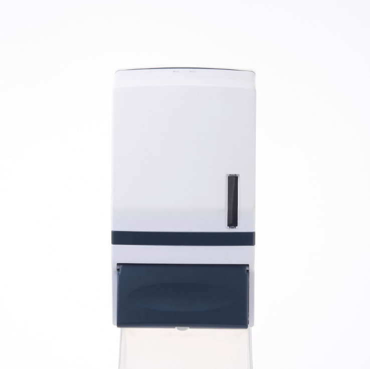 Wall-mounted manual foam soap dispenser, foam plastic hand sanitizer box detail image 1