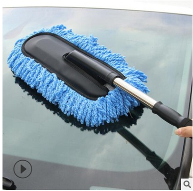 汽车用擦车拖把除尘掸子蜡拖软毛洗车刷扫车灰尘清洁工具详情图1