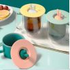 Rabbit ear silicone lid