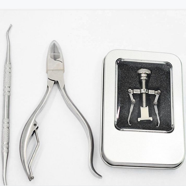 Three sets of ingrown toenail correctors