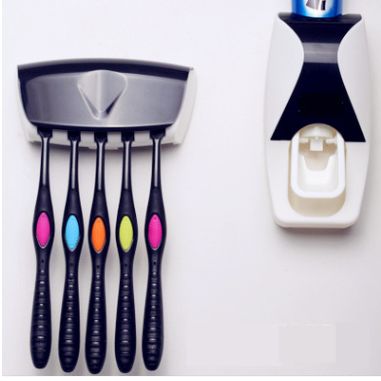 Automatic toothpaste holder Toothbrush holder full figure