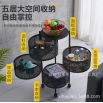 Vegetable and fruit storage basket storage rack
