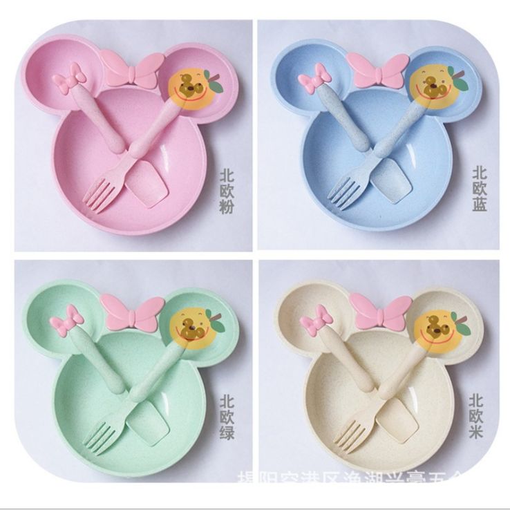 Three-piece bowl set for kids