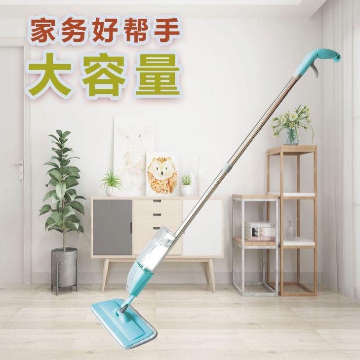 A household flat mop for wooden floors is a great helper for lazy people to mop without hand washing