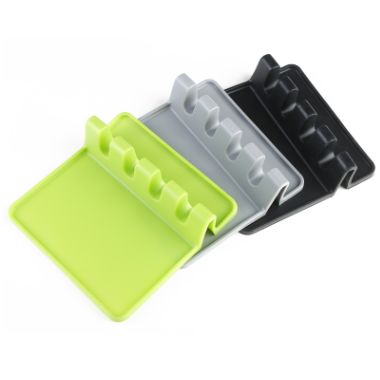 Silicone spoon mat Silicone spoon rack shelf shelf spoon tray Silicone spoon mat spatula mat placemat