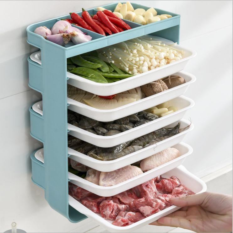 家用火锅盘厨房沥水托盘分格